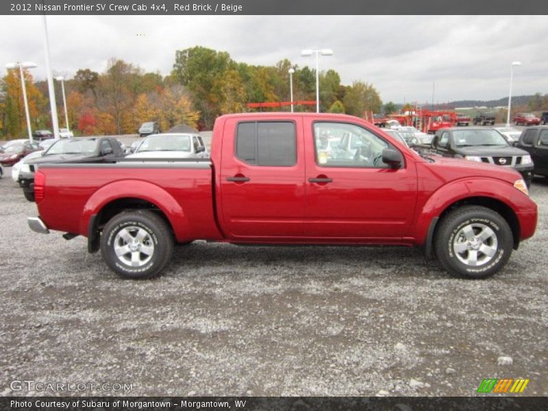  2012 Frontier SV Crew Cab 4x4 Red Brick
