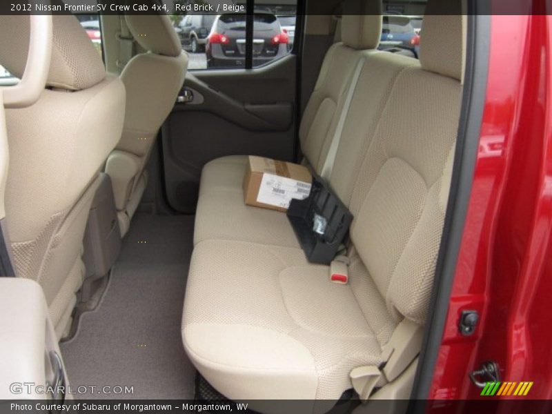 Red Brick / Beige 2012 Nissan Frontier SV Crew Cab 4x4