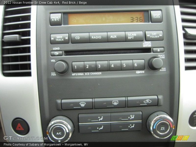 Red Brick / Beige 2012 Nissan Frontier SV Crew Cab 4x4