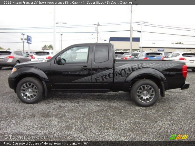  2012 Frontier SV Sport Appearance King Cab 4x4 Super Black