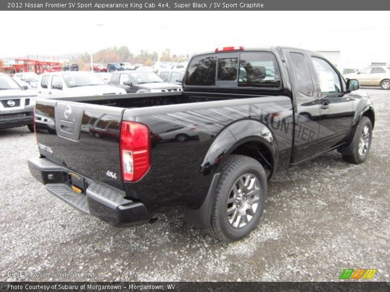 Super Black / SV Sport Graphite 2012 Nissan Frontier SV Sport Appearance King Cab 4x4