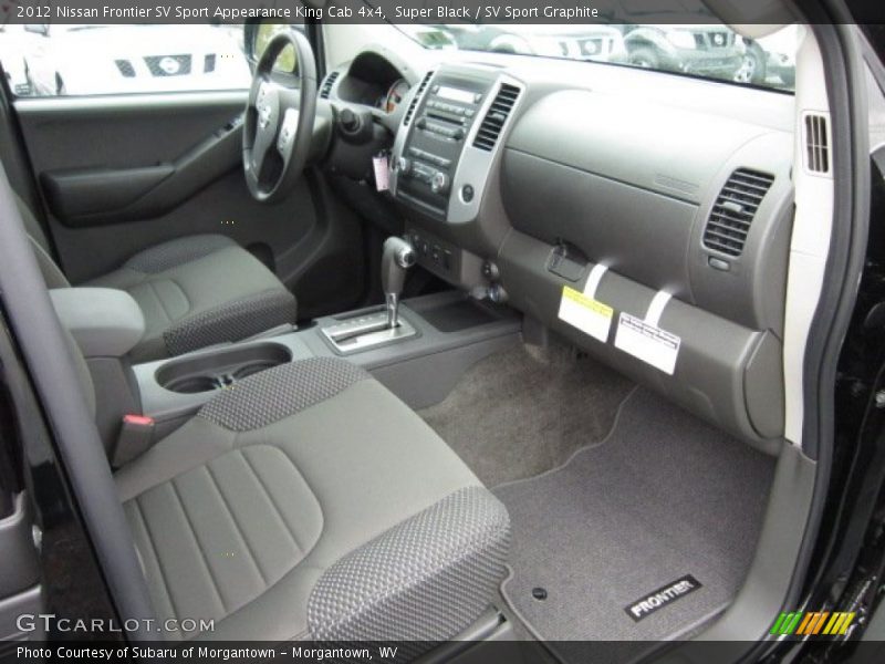 Super Black / SV Sport Graphite 2012 Nissan Frontier SV Sport Appearance King Cab 4x4