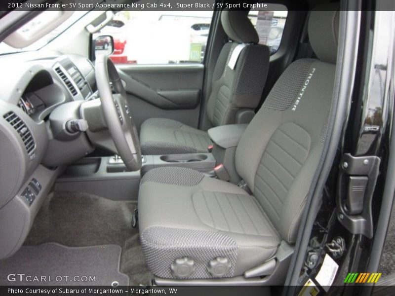 Super Black / SV Sport Graphite 2012 Nissan Frontier SV Sport Appearance King Cab 4x4