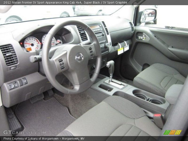  2012 Frontier SV Sport Appearance King Cab 4x4 SV Sport Graphite Interior