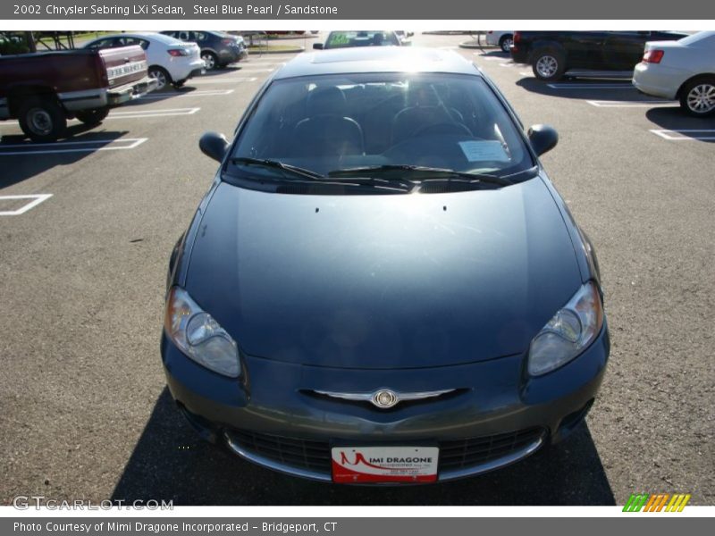 Steel Blue Pearl / Sandstone 2002 Chrysler Sebring LXi Sedan