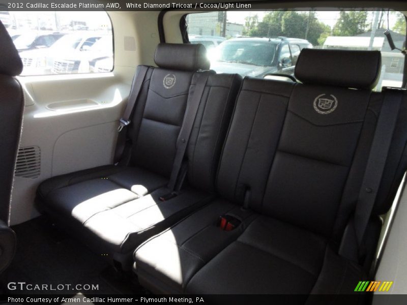  2012 Escalade Platinum AWD Cocoa/Light Linen Interior