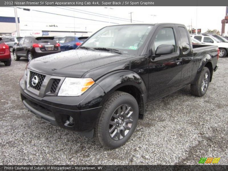 Super Black / SV Sport Graphite 2012 Nissan Frontier SV Sport Appearance King Cab 4x4