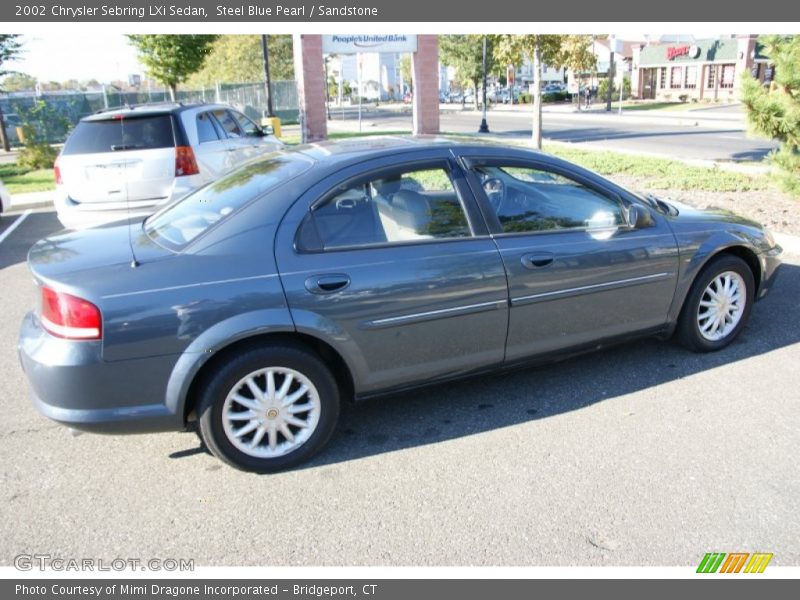 Steel Blue Pearl / Sandstone 2002 Chrysler Sebring LXi Sedan