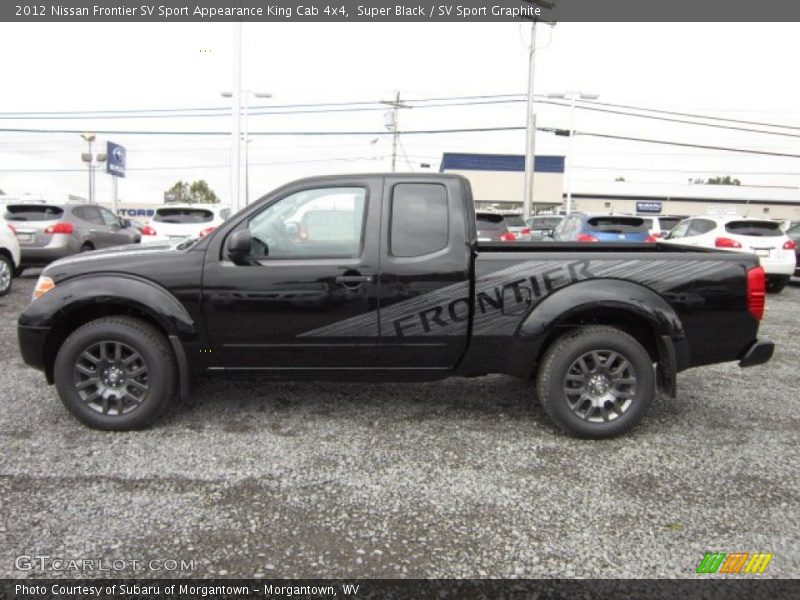 Super Black / SV Sport Graphite 2012 Nissan Frontier SV Sport Appearance King Cab 4x4