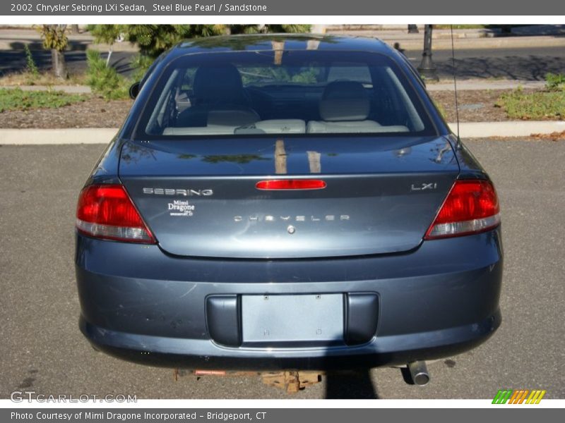 Steel Blue Pearl / Sandstone 2002 Chrysler Sebring LXi Sedan