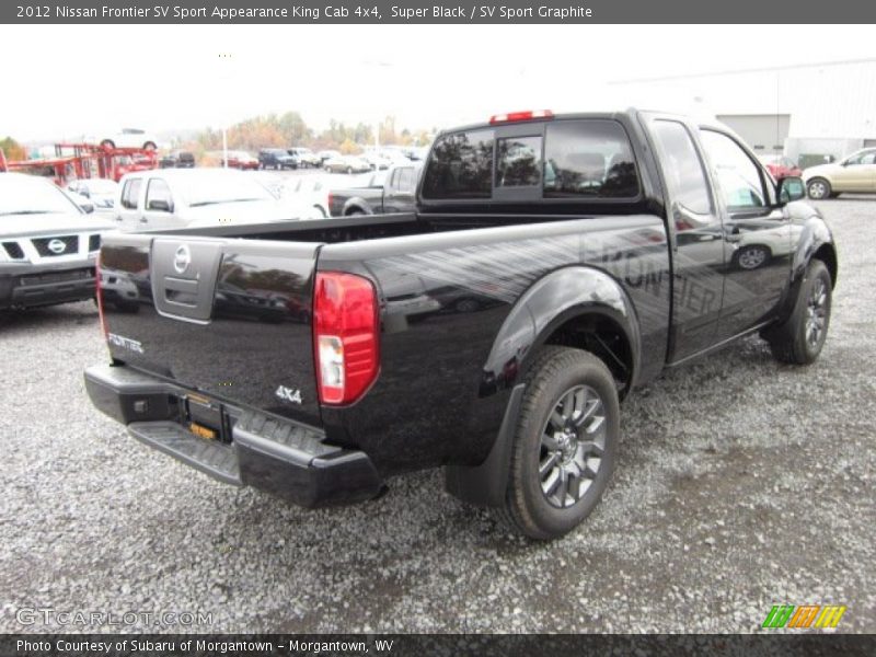 Super Black / SV Sport Graphite 2012 Nissan Frontier SV Sport Appearance King Cab 4x4