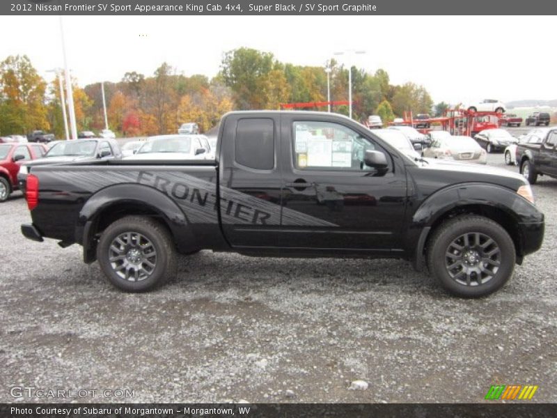 Super Black / SV Sport Graphite 2012 Nissan Frontier SV Sport Appearance King Cab 4x4