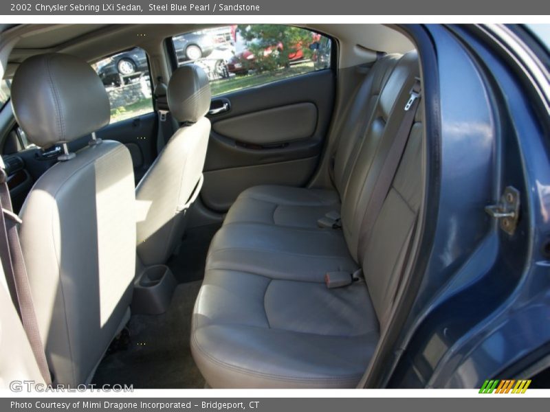 Steel Blue Pearl / Sandstone 2002 Chrysler Sebring LXi Sedan