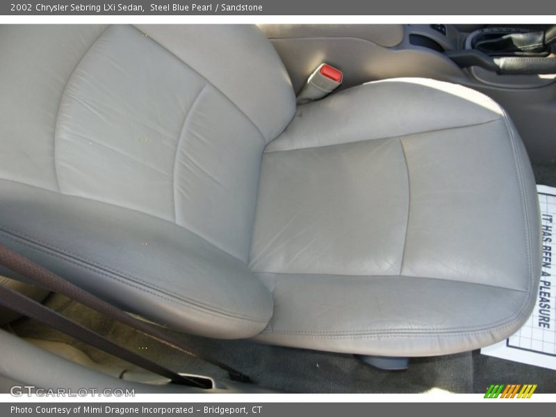 Steel Blue Pearl / Sandstone 2002 Chrysler Sebring LXi Sedan