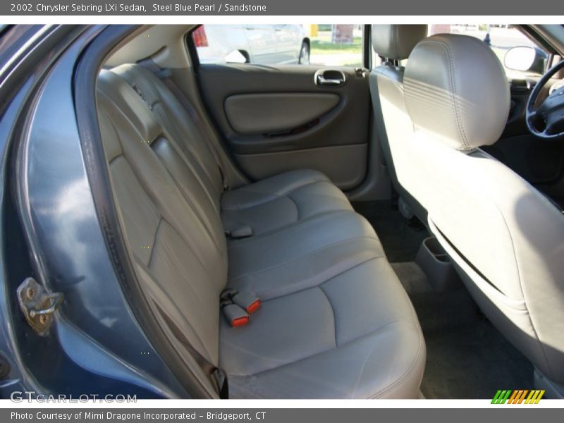 Steel Blue Pearl / Sandstone 2002 Chrysler Sebring LXi Sedan
