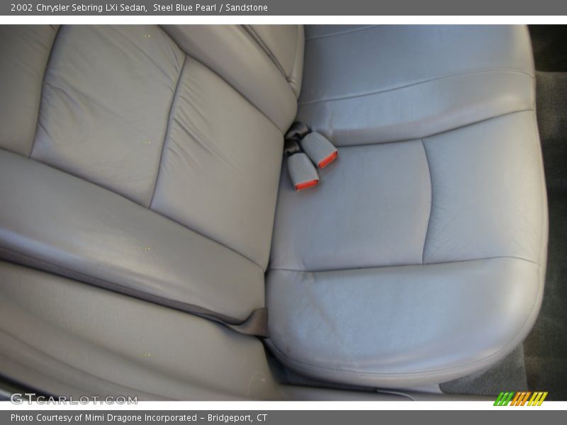 Steel Blue Pearl / Sandstone 2002 Chrysler Sebring LXi Sedan