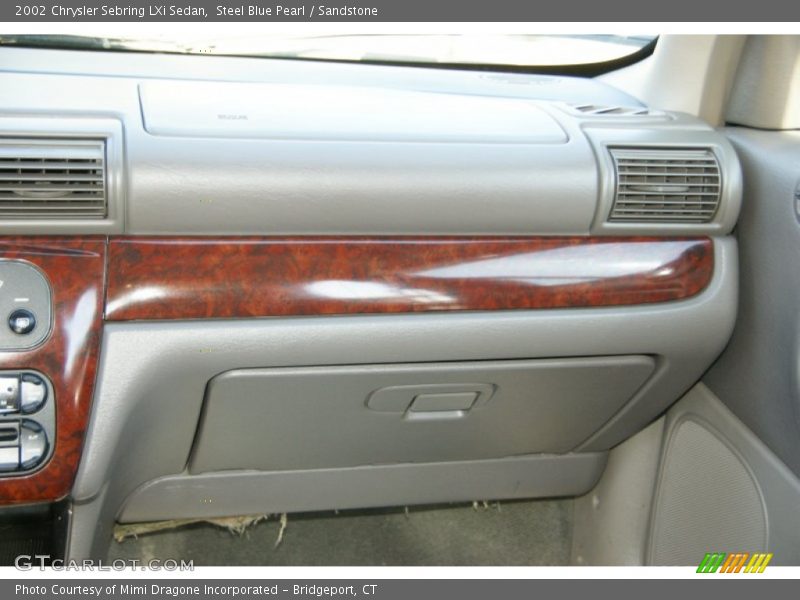 Steel Blue Pearl / Sandstone 2002 Chrysler Sebring LXi Sedan