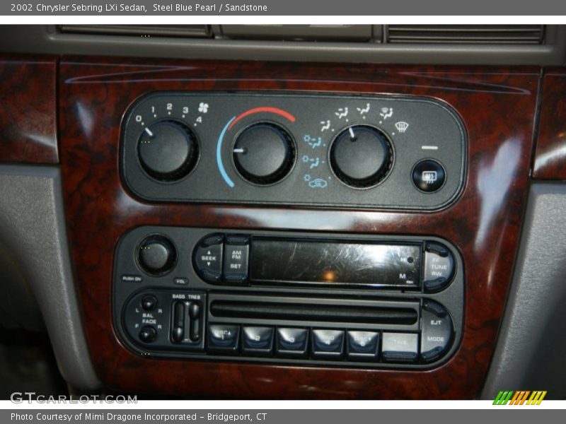 Steel Blue Pearl / Sandstone 2002 Chrysler Sebring LXi Sedan