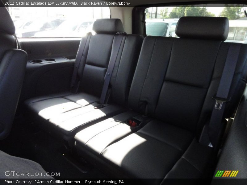 Black Raven / Ebony/Ebony 2012 Cadillac Escalade ESV Luxury AWD