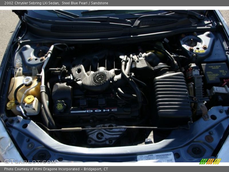 Steel Blue Pearl / Sandstone 2002 Chrysler Sebring LXi Sedan