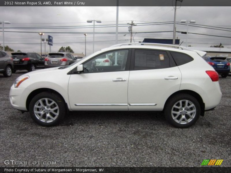  2012 Rogue SL AWD Pearl White