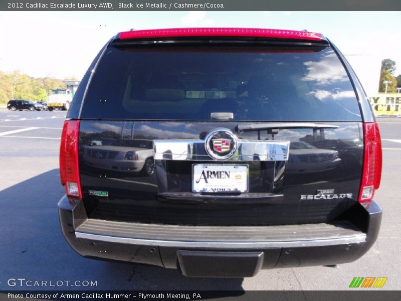 Black Ice Metallic / Cashmere/Cocoa 2012 Cadillac Escalade Luxury AWD