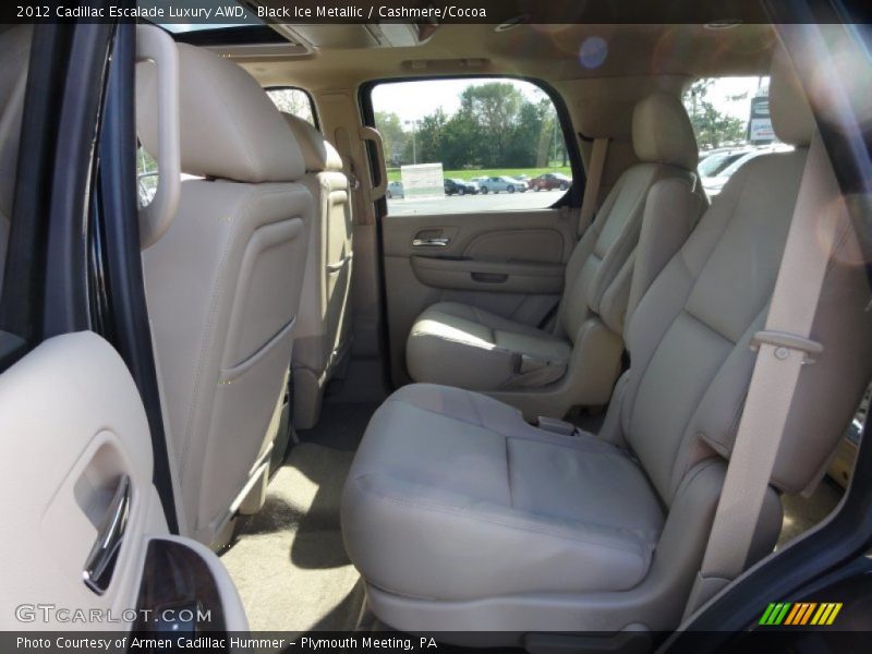 Black Ice Metallic / Cashmere/Cocoa 2012 Cadillac Escalade Luxury AWD