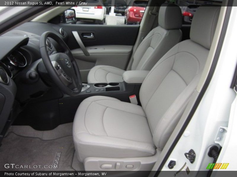  2012 Rogue SL AWD Gray Interior