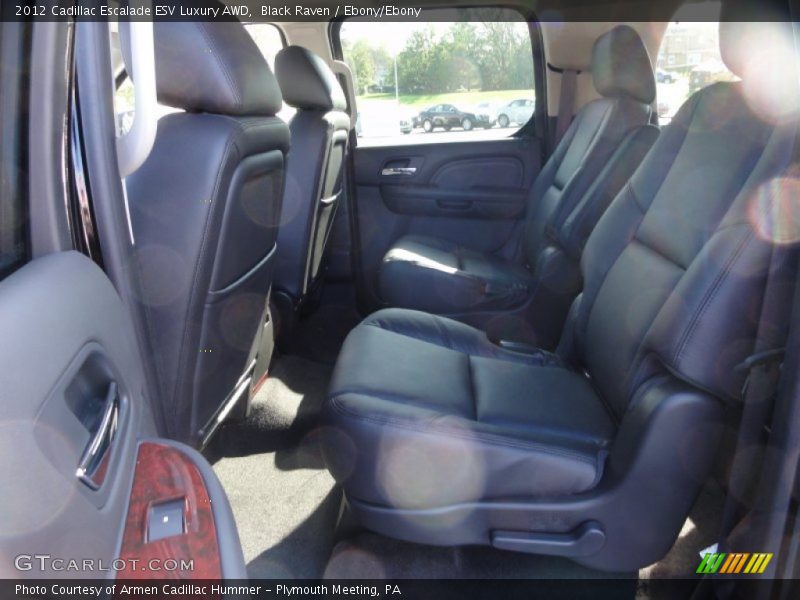 Black Raven / Ebony/Ebony 2012 Cadillac Escalade ESV Luxury AWD