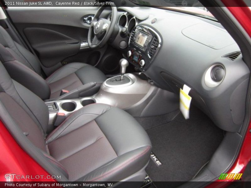 Cayenne Red / Black/Silver Trim 2011 Nissan Juke SL AWD