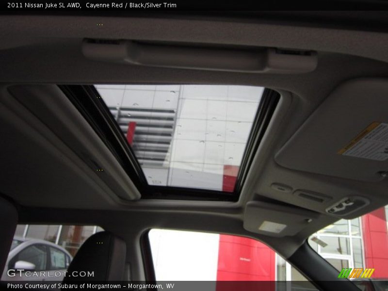 Cayenne Red / Black/Silver Trim 2011 Nissan Juke SL AWD