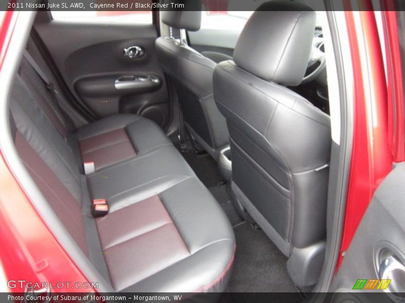 Cayenne Red / Black/Silver Trim 2011 Nissan Juke SL AWD
