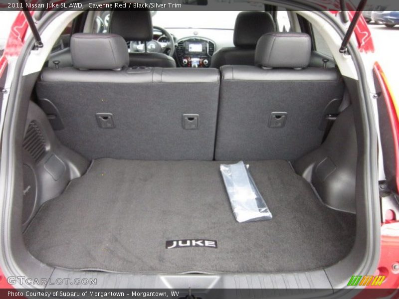 Cayenne Red / Black/Silver Trim 2011 Nissan Juke SL AWD