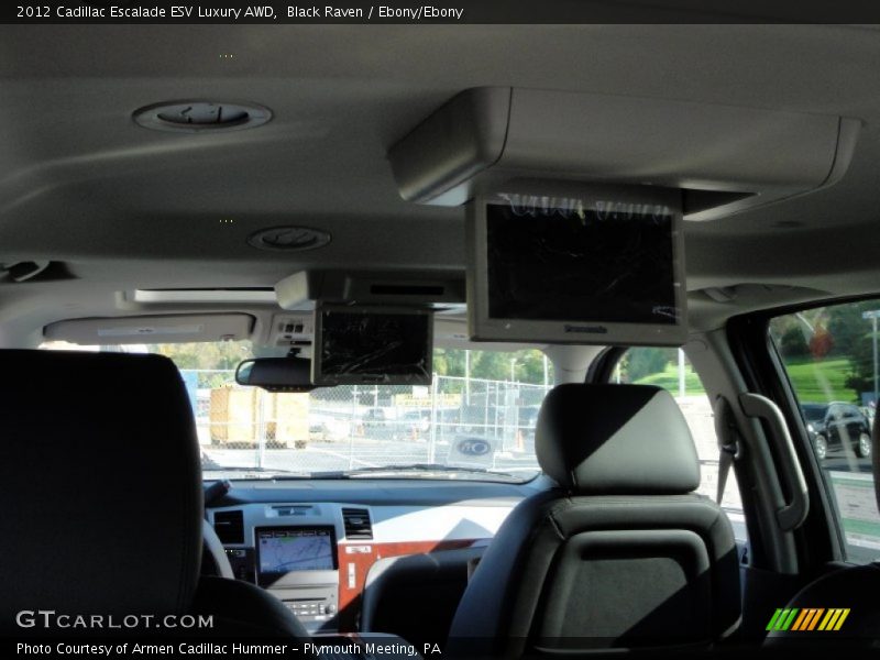 Black Raven / Ebony/Ebony 2012 Cadillac Escalade ESV Luxury AWD
