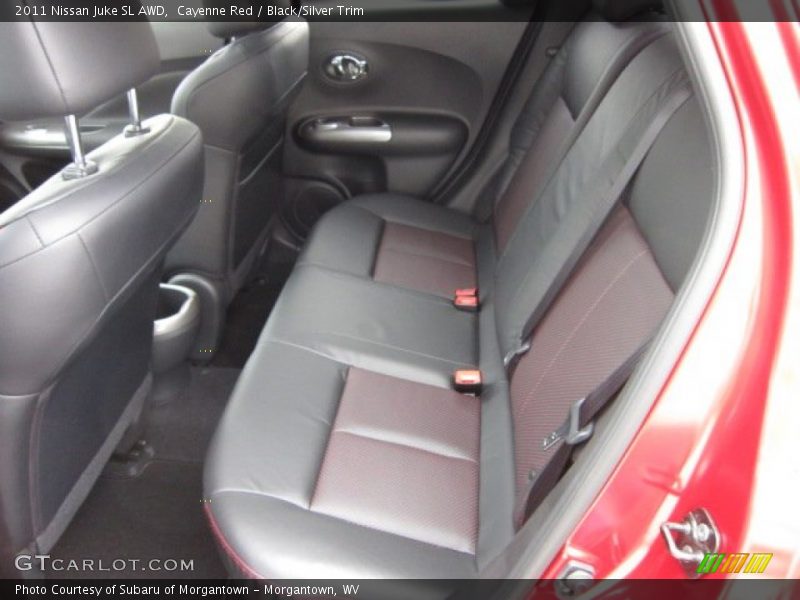 Cayenne Red / Black/Silver Trim 2011 Nissan Juke SL AWD