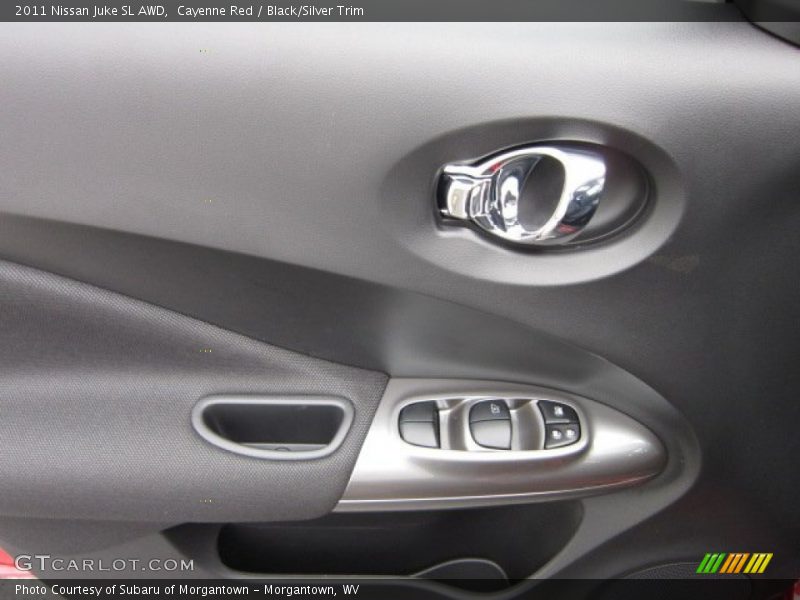Cayenne Red / Black/Silver Trim 2011 Nissan Juke SL AWD