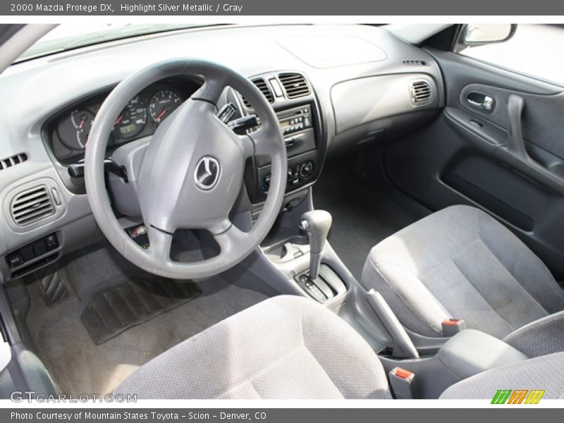  2000 Protege DX Gray Interior