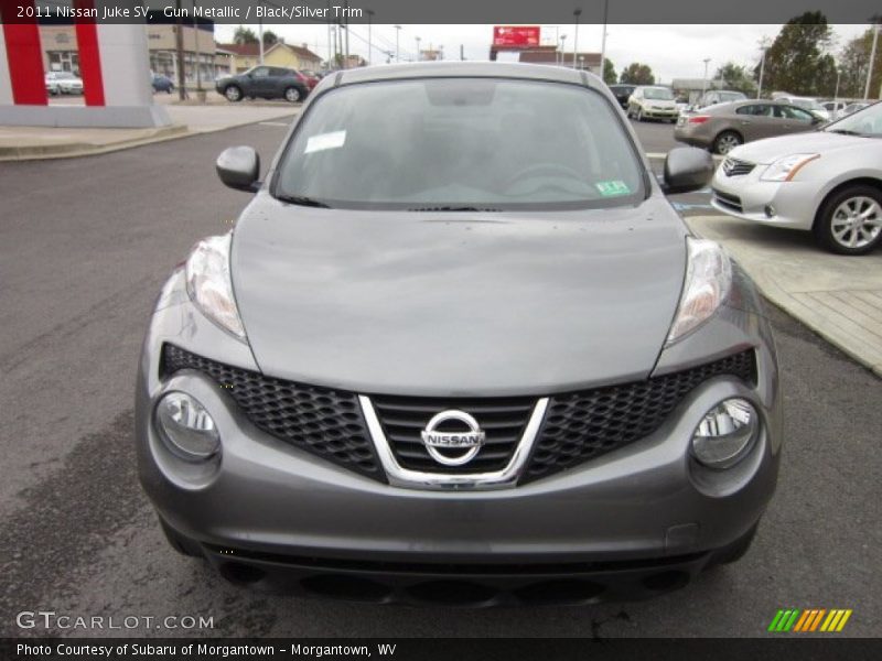 Gun Metallic / Black/Silver Trim 2011 Nissan Juke SV