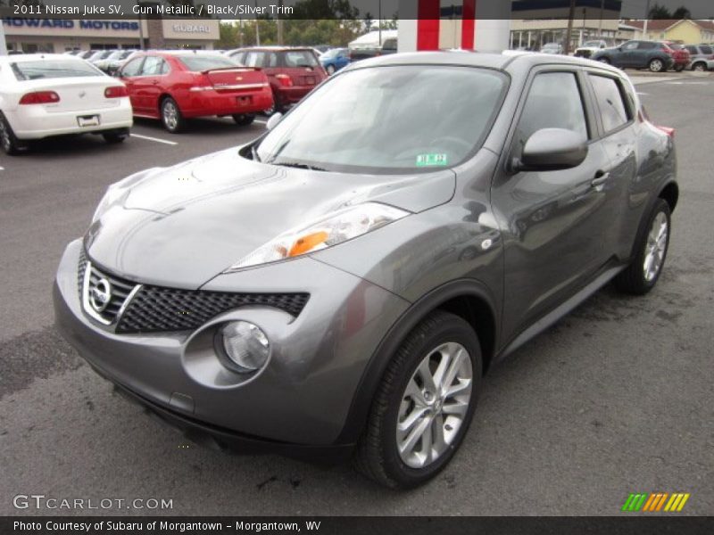 Gun Metallic / Black/Silver Trim 2011 Nissan Juke SV