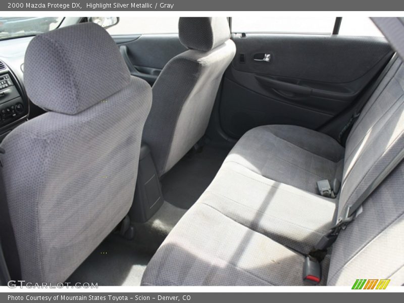 Highlight Silver Metallic / Gray 2000 Mazda Protege DX