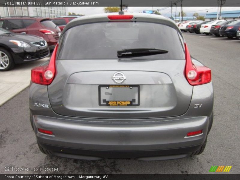 Gun Metallic / Black/Silver Trim 2011 Nissan Juke SV
