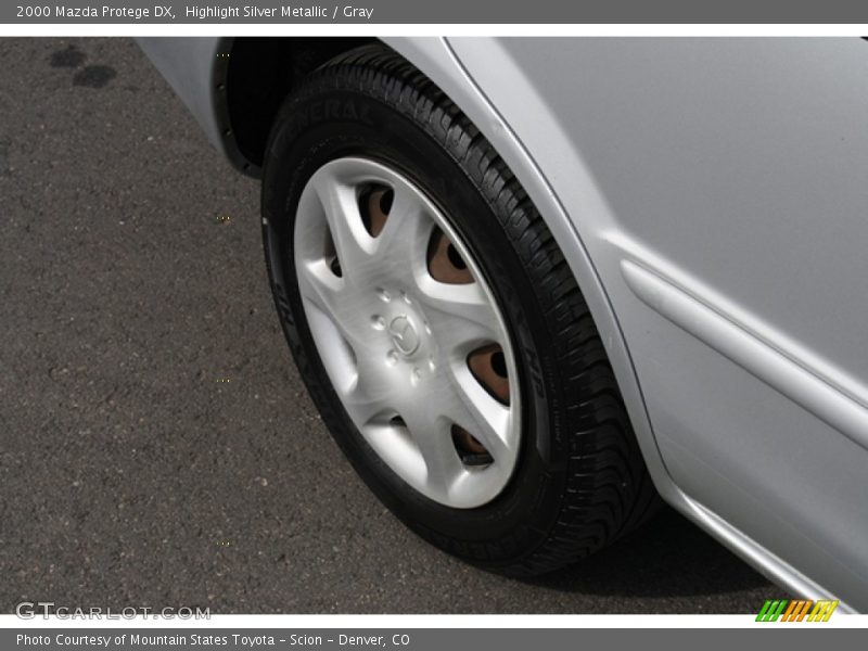 Highlight Silver Metallic / Gray 2000 Mazda Protege DX