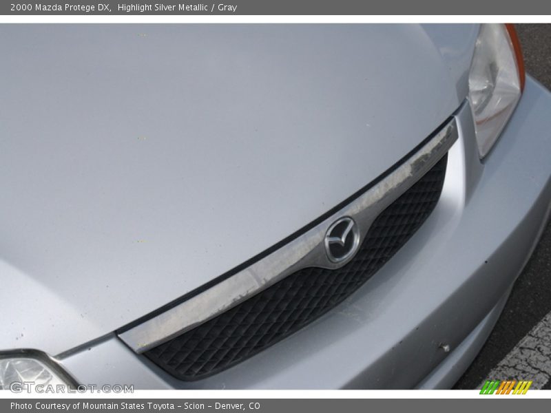 Highlight Silver Metallic / Gray 2000 Mazda Protege DX