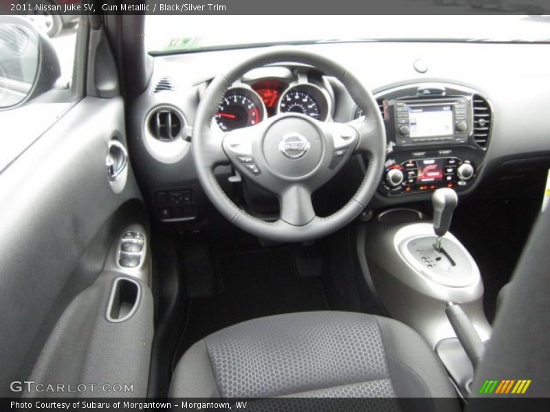 Gun Metallic / Black/Silver Trim 2011 Nissan Juke SV