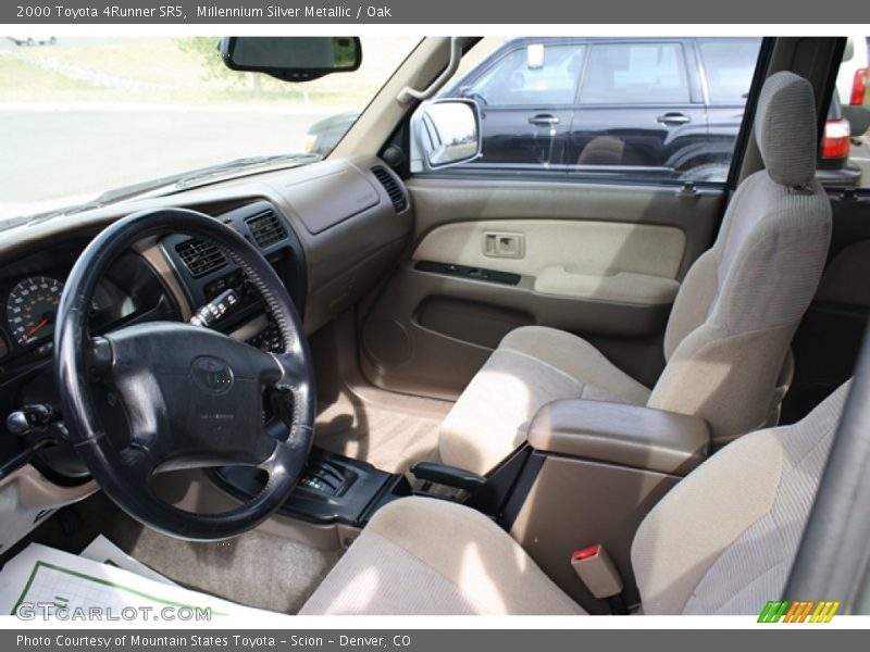 Millennium Silver Metallic / Oak 2000 Toyota 4Runner SR5