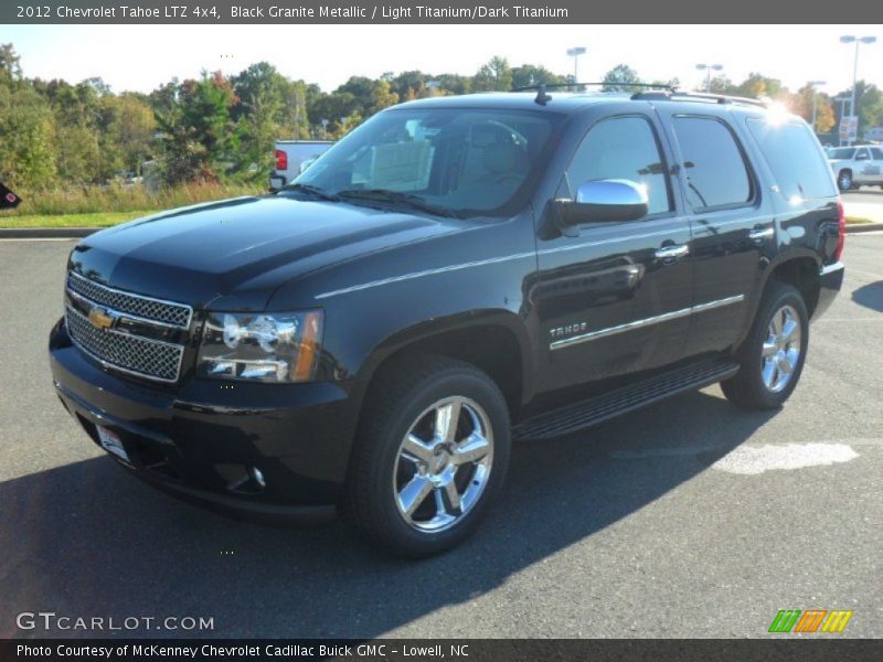 Black Granite Metallic / Light Titanium/Dark Titanium 2012 Chevrolet Tahoe LTZ 4x4
