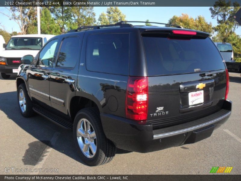 Black Granite Metallic / Light Titanium/Dark Titanium 2012 Chevrolet Tahoe LTZ 4x4
