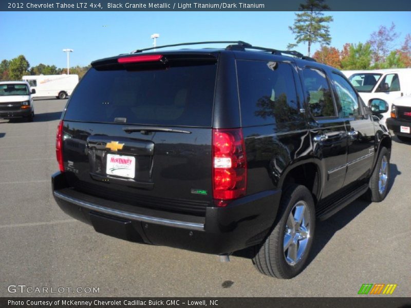Black Granite Metallic / Light Titanium/Dark Titanium 2012 Chevrolet Tahoe LTZ 4x4