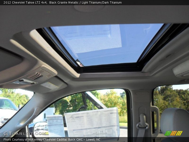 Black Granite Metallic / Light Titanium/Dark Titanium 2012 Chevrolet Tahoe LTZ 4x4