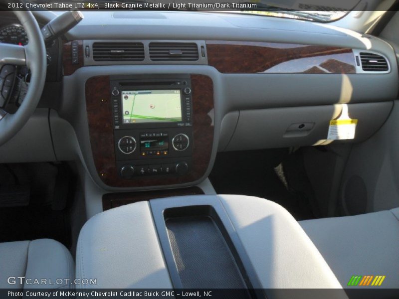 Black Granite Metallic / Light Titanium/Dark Titanium 2012 Chevrolet Tahoe LTZ 4x4
